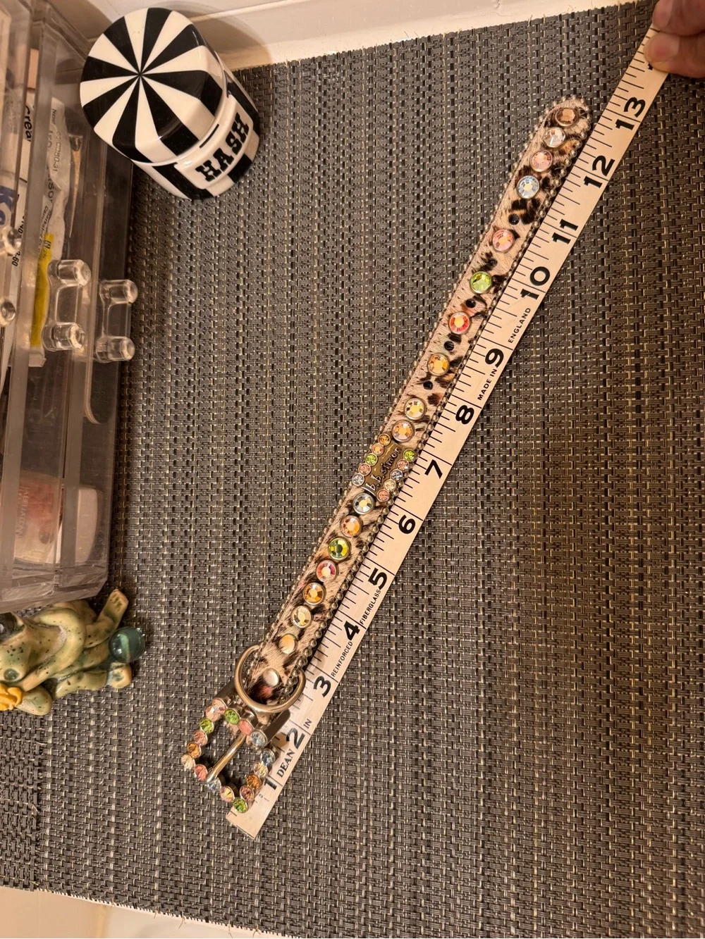 Authentic B.B. Simon Swavorski Crystal Pet Collar XS - Animal Print